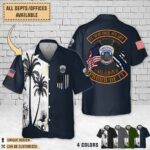 Metropolitan Police Department DC_Dual Flag Hawaiian Shirt
