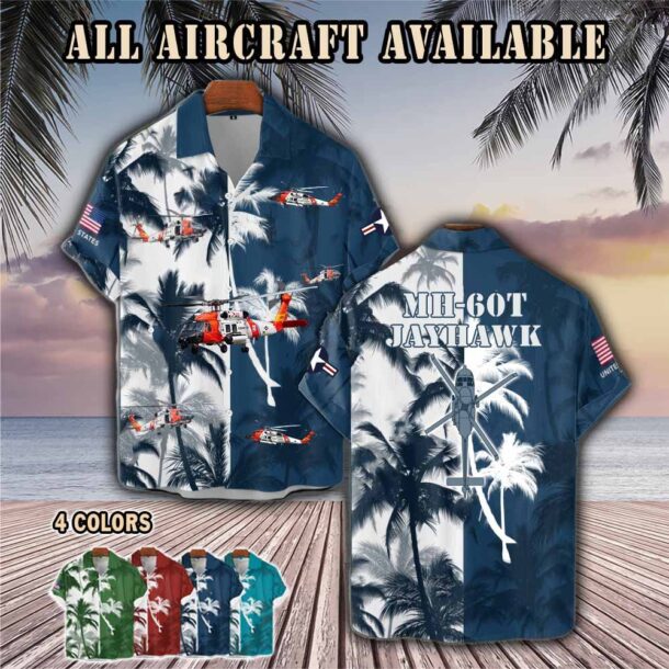 mh 60t jayhawk mh60taircraft palm tree pocket hawaiian shirt jbsuf