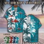 mh 65 dolphin hh 65 mh65 hh65aircraft palm tree pocket hawaiian shirt j5oh8