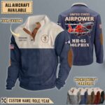 mh 65 dolphin hh 65 mh65 hh65aircraft stand collar sweatshirt qplvh