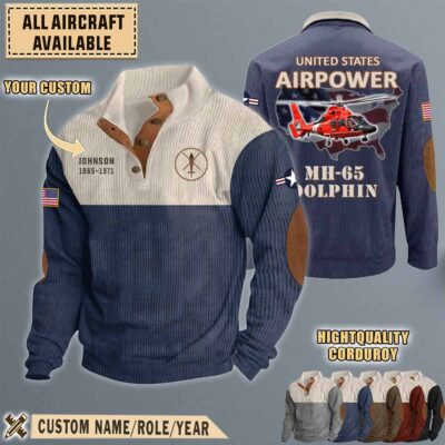 mh 65 dolphin hh 65 mh65 hh65aircraft stand collar sweatshirt qplvh