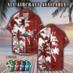 mi 17 mi17aircraft palm tree pocket hawaiian shirt quomx