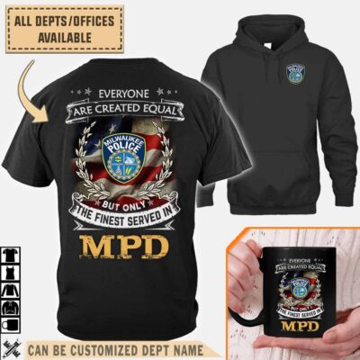milwaukee police department wicotton shirts zx329