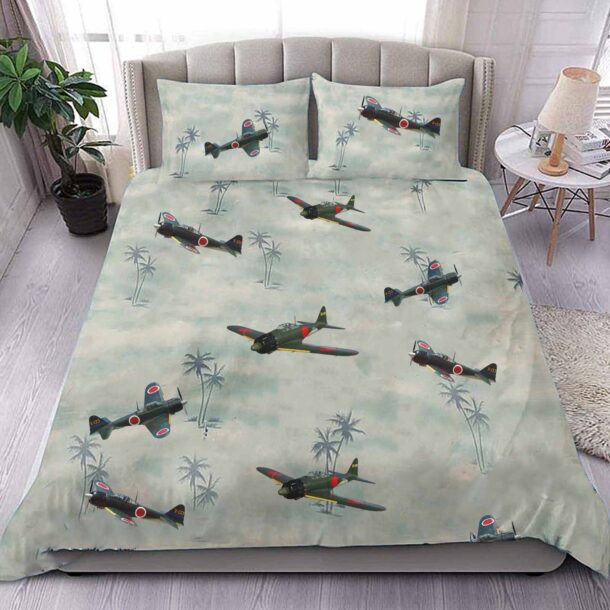 mitsubishi a6m zeroaircraft bedding collection p33fx