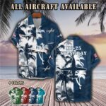 mq 25 stingray mq25aircraft palm tree pocket hawaiian shirt dju5n