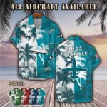 mq 25 stingray mq25aircraft palm tree pocket hawaiian shirt glg52