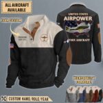 navion aircraftaircraft stand collar sweatshirt kx4pk