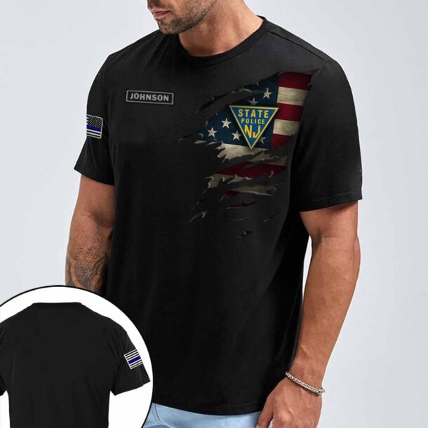 new jersey state police njquarter zip hoodie aop polo tshirt 6cnjt