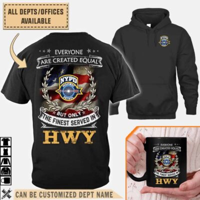 new york city police department highway patrol nycotton shirts 48h37