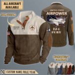 north american fj 4 fury fj4aircraft stand collar sweatshirt gbwmt
