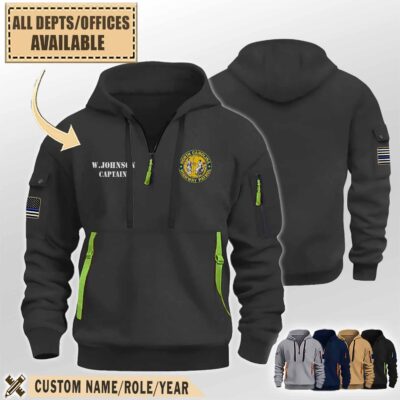 north carolina state highway patrol ncpremium quarter zip hoodie gztfc