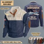 northrop grumman mq 4c triton mq4caircraft stand collar sweatshirt kkf8h