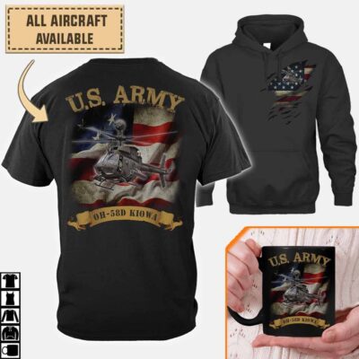 oh 58d kiowa oh58d armycotton printed shirts bae0z