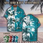 ov 10 bronco ov10aircraft palm tree pocket hawaiian shirt 9r0e5