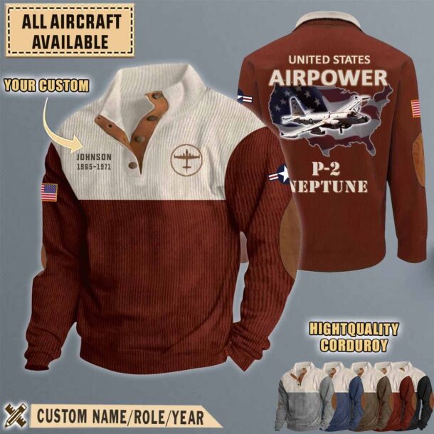 p 2 neptune p2aircraft stand collar sweatshirt 88xyd