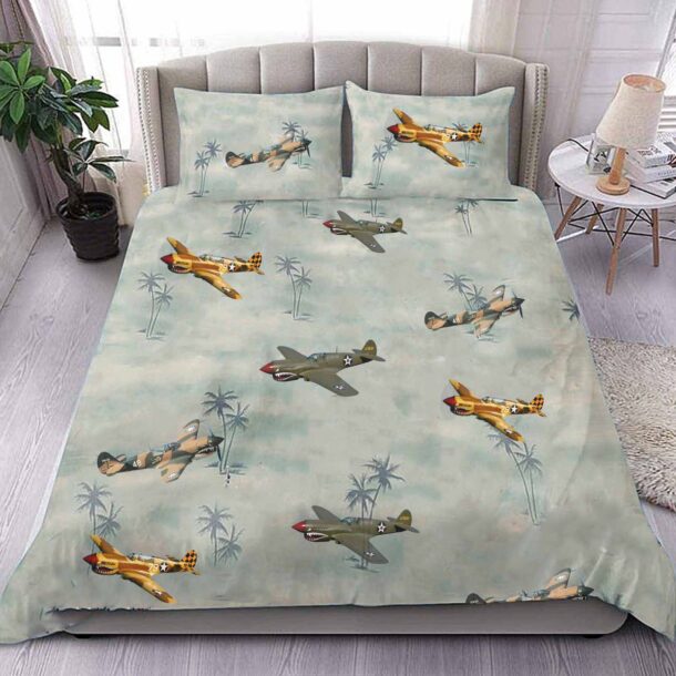 p 40 warhawk p40 sharkmouthaircraft bedding collection kloht