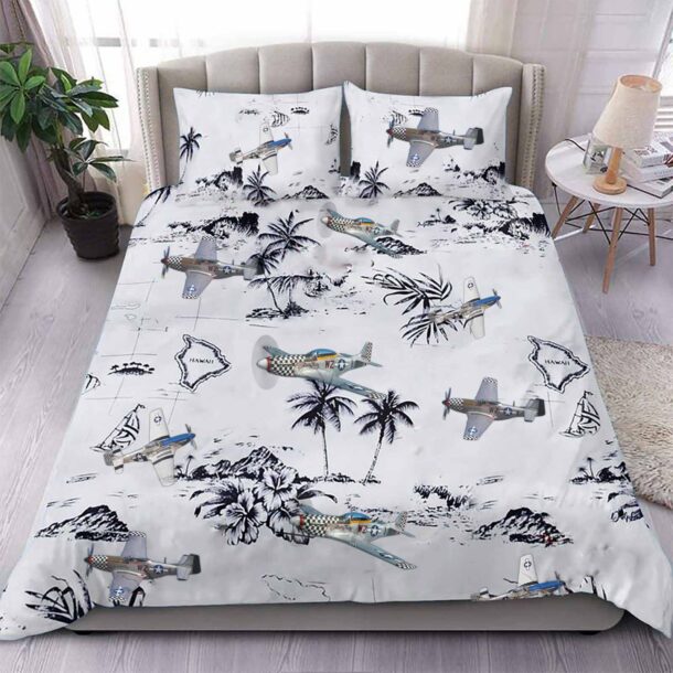 p 51 mustang the checkertail clan p51aircraft bedding collection tnjce