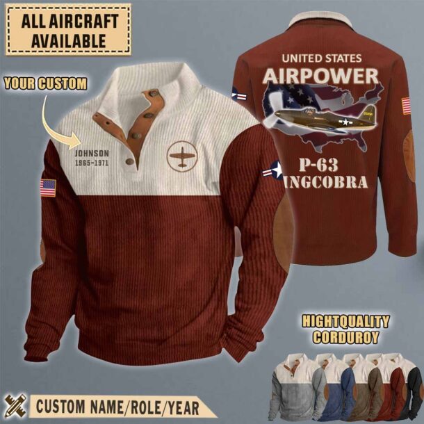 p 63 kingcobra p63aircraft stand collar sweatshirt 64ucc