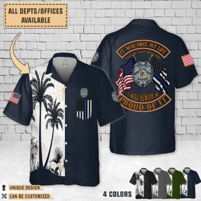 palestine police department ildual flag hawaiian shirt x54pr