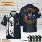 Phoenix Police Department AR_Dual Flag Hawaiian Shirt