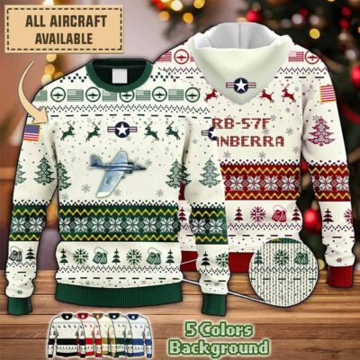 rb 57f canberra rb57faop aircraft sweater 757wg