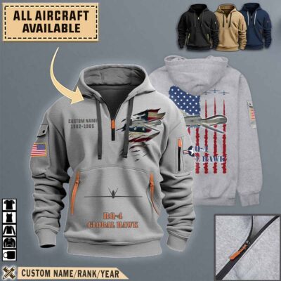 rq 4 global hawk rq4quarter zip hoodie aop polo tshirt vnuuu