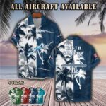 rq 7b rq7baircraft palm tree pocket hawaiian shirt 934vb