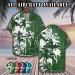 rv 1d mohawk ov1 rv1daircraft palm tree pocket hawaiian shirt v8dfx