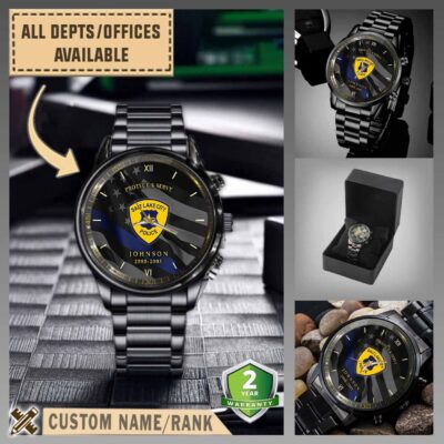 salt lake city police department utblack wrist watch bywj7