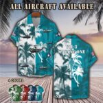 sikorsky vh 3 marine one vh3aircraft palm tree pocket hawaiian shirt lpj88
