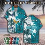 stearmanaircraft palm tree pocket hawaiian shirt f95z0