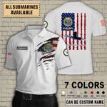 submarine independent duty corpsmanquarter zip hoodie aop polo tshirt hq541