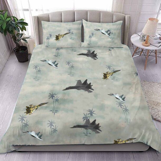 sukhoi su 35 su35aircraft bedding collection ti4dj