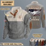 t 1 jayhawk t1 usafaircraft stand collar sweatshirt l30je