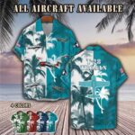 t 28 trojan t28aircraft palm tree pocket hawaiian shirt 8hp4p
