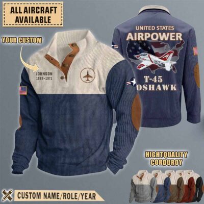 t 45 goshawk t45aircraft stand collar sweatshirt il5d1