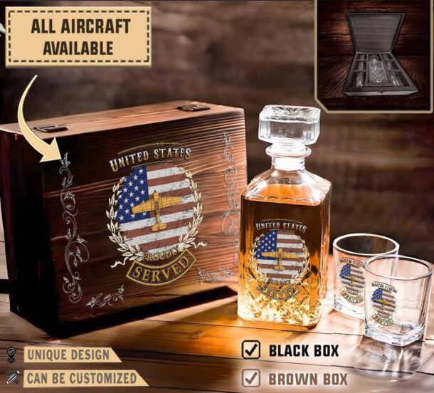 t 6 texan t6aircraft decanter set x21qq