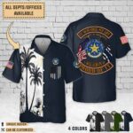 Texas Department of Public Safety TX_Dual Flag Hawaiian Shirt