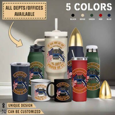 tulsa police department tpd okdrinkware collection q90h8