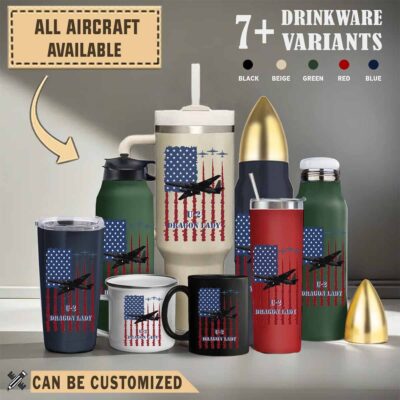 u 2 dragon lady u2flag aircraft drinkware collection d6fj1