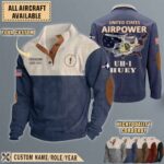 uh 1 huey uh1aircraft stand collar sweatshirt r24sa