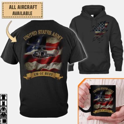 uh 1c huey gunship uh1c armycotton printed shirts 3i6nv