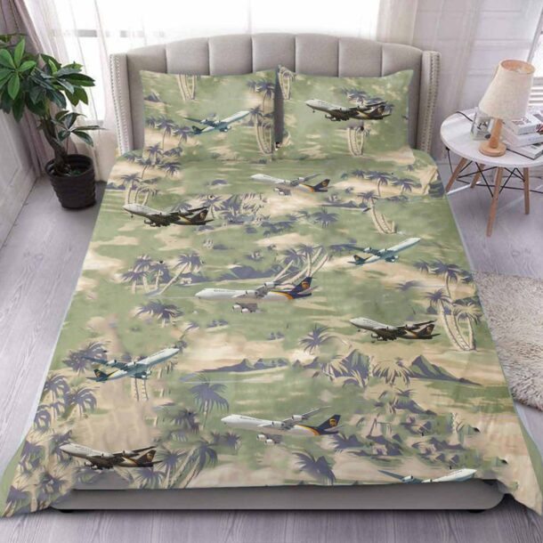 ups boeing 747 jetaircraft bedding collection b4m7i