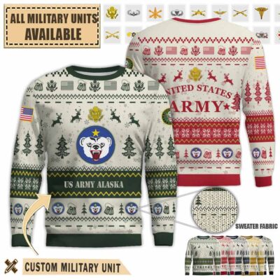 us army alaska usarakpremium ugly sweater e9xcf