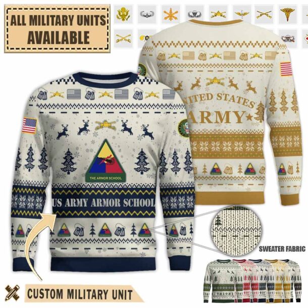 us army armor schoolpremium ugly sweater c3gha