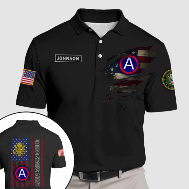 us army central command centcom pattons own 3rd armyquarter zip hoodie aop polo tshirt xvmms