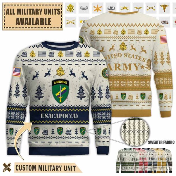 us army civil affairs psychological operations command airbornepremium ugly sweater h1hzp