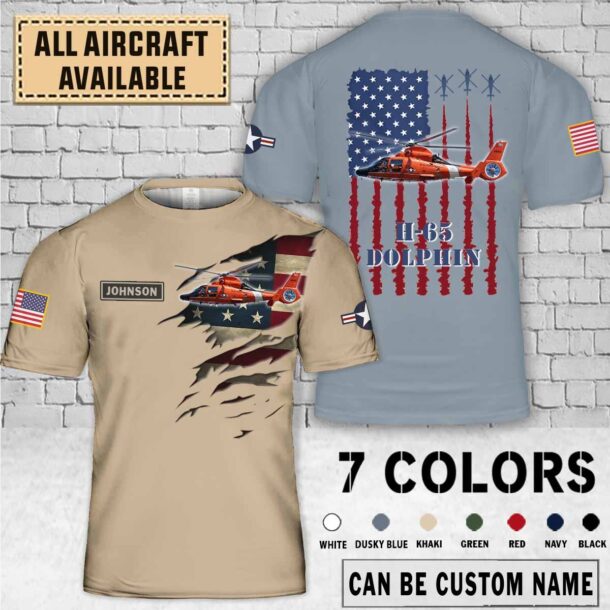 us coast guard h 65 dolphin h65 uscgquarter zip hoodie aop polo tshirt fg3eh