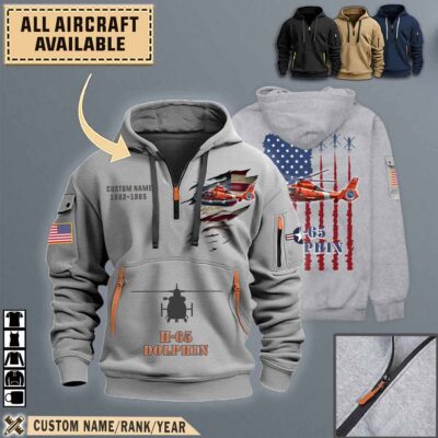 us coast guard h 65 dolphin h65 uscgquarter zip hoodie aop polo tshirt r1nt5