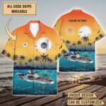 USCGC Active (WMEC-618)_Sunset Hawaiian Shirt